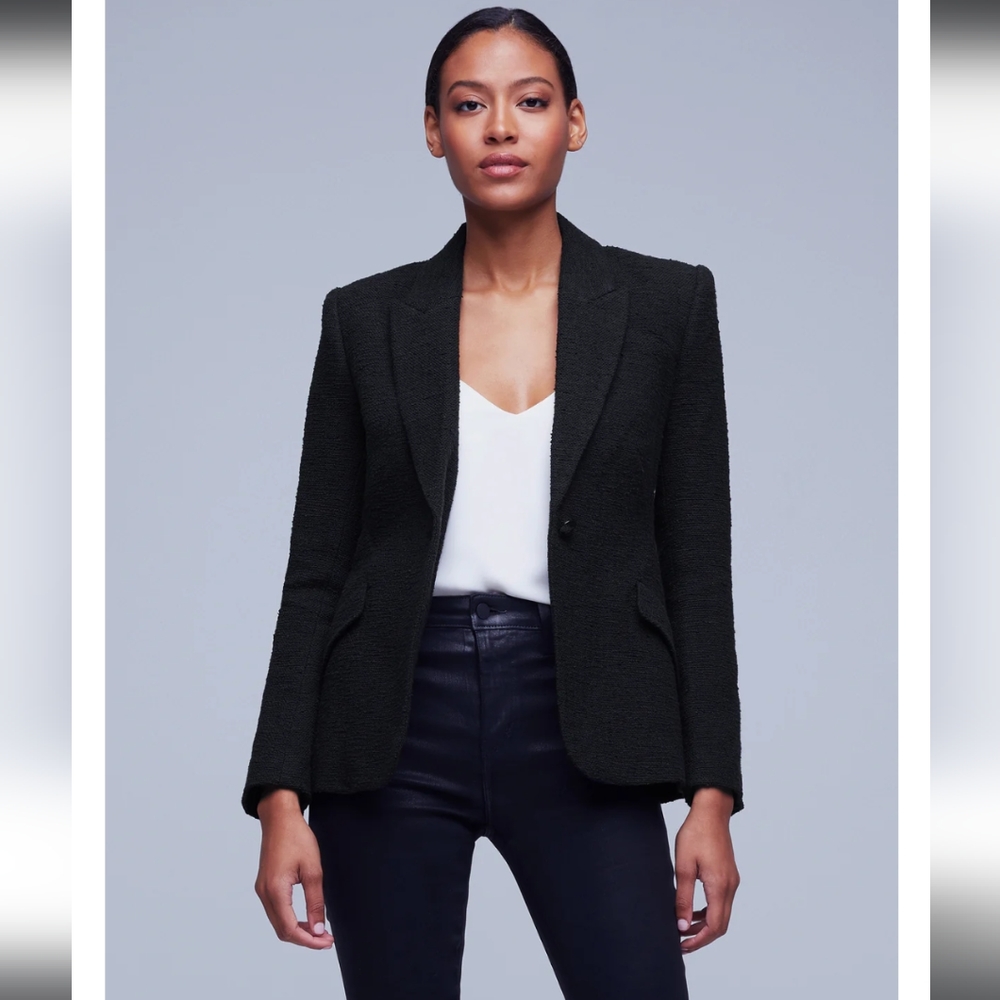 L'AGENCE CHAMBERLAIN TWEED BLAZER